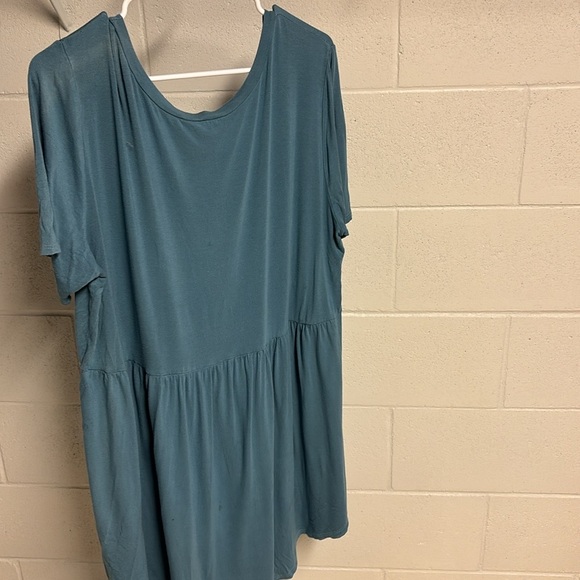 JODIFL Blue Short Sleeve Top. Size 3X - Picture 3 of 7